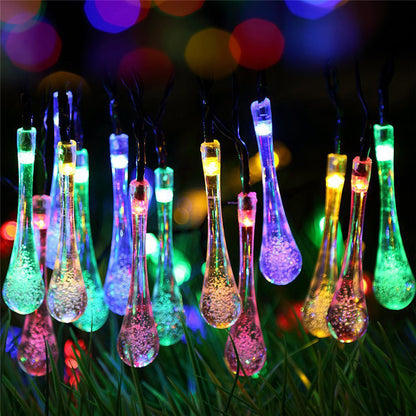 3M Tear Drop Christmas Solar Powered Outdoor Lights