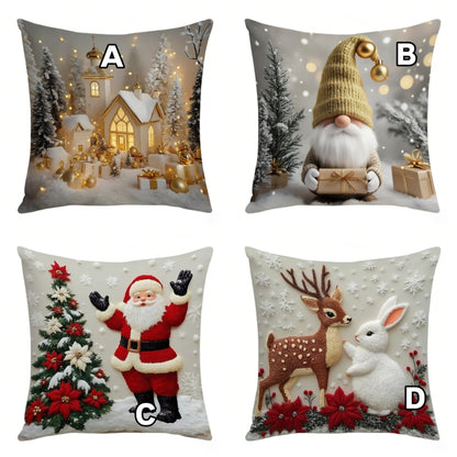 Christmas themed pillow covers