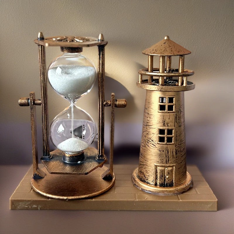 Sand glass decor