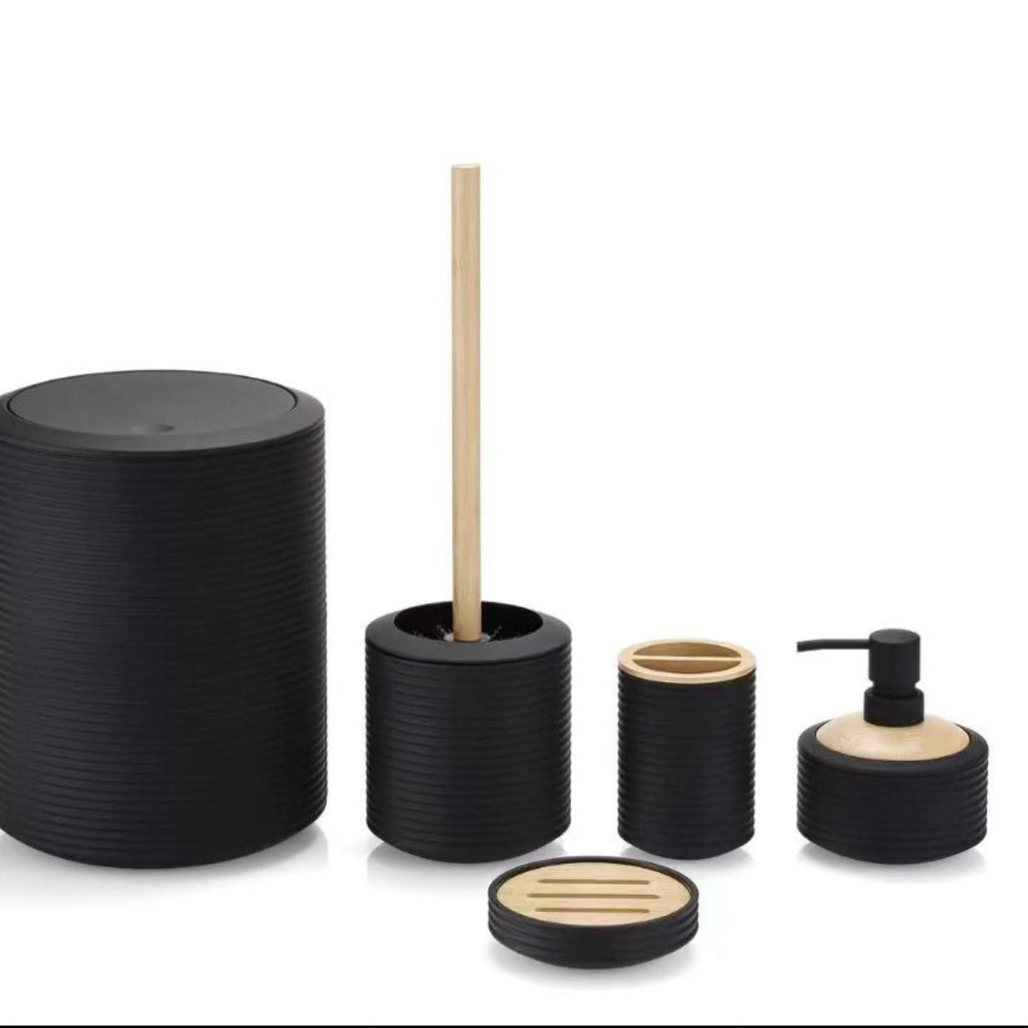 6Pc bathroom accessories set