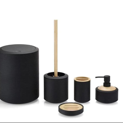 6Pc bathroom accessories set