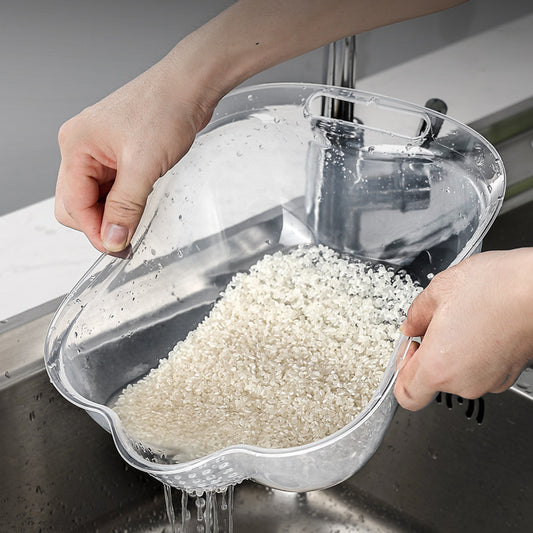 Rice drainer colander