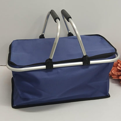 Portable Foldable Insulated Picnic Basket