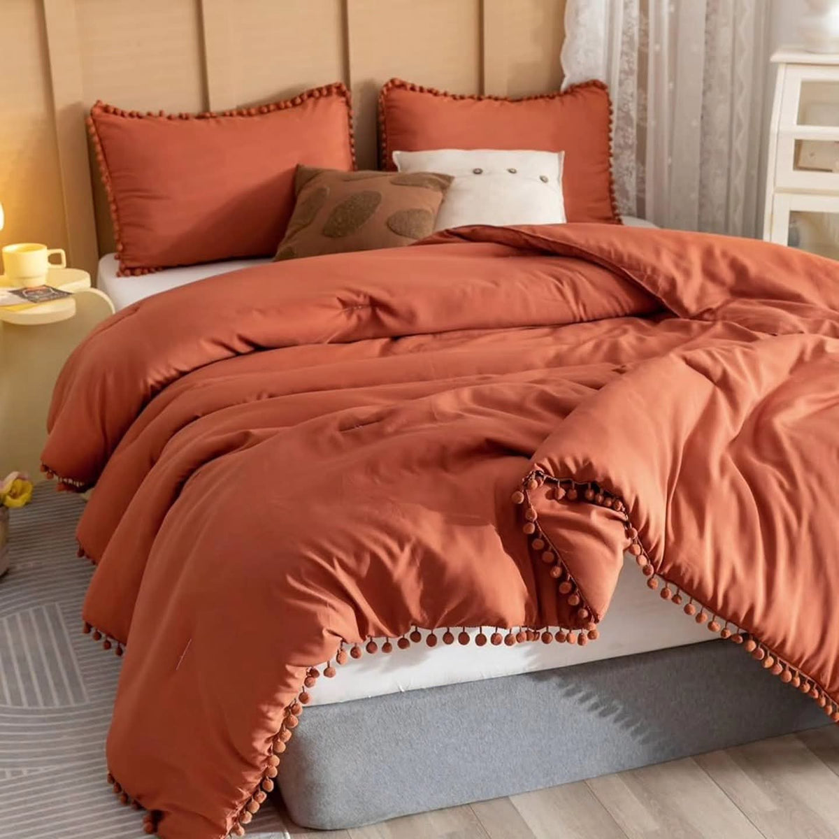 Pom Pom Duvet Cover Set - 6x6 / 6x7