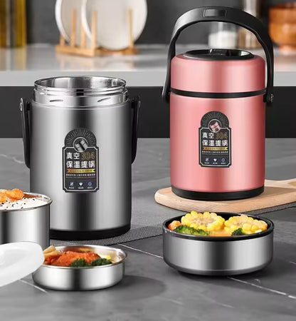 Stainless steel thermal lunch box