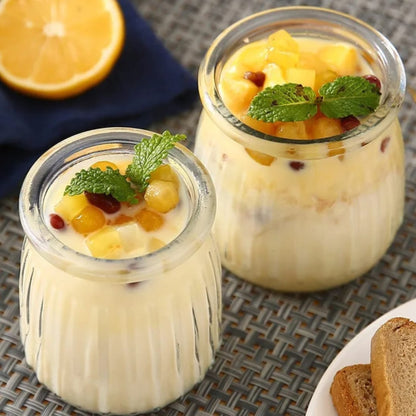 4Pcs 200Ml Overnight Oats Jar Prep Bottles
