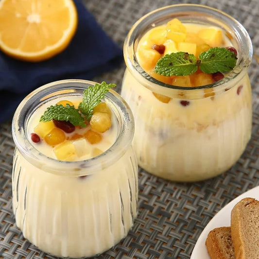 4Pcs 200Ml Overnight Oats Jar Prep Bottles