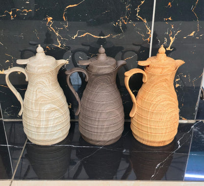 Wooden vacuum flask
