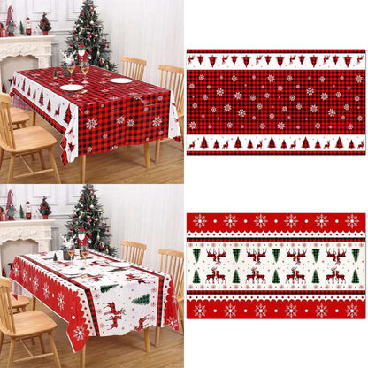 Christmas Tablecloth Merry Christmas Decoration