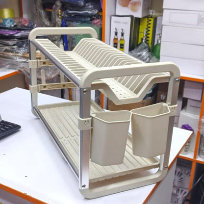 2Tier Aluminium Dish Drainer