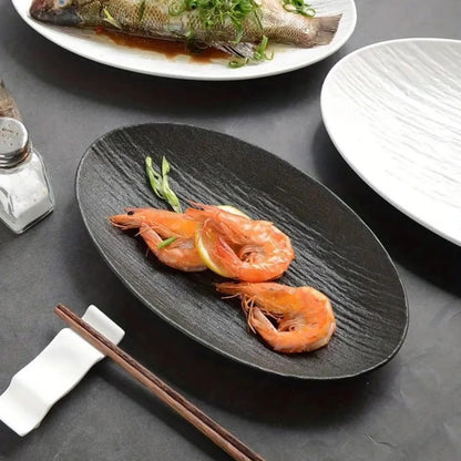 Ceramic Oval Fish Plate