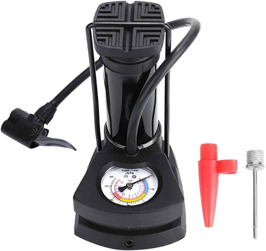Portable high pressure foot pump car bicycle