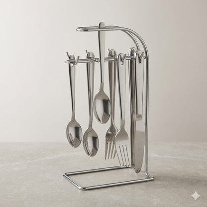 24 Piece Stainless Steel Cutlery Set
