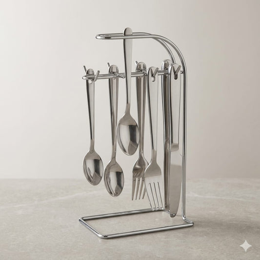 24 Piece Stainless Steel Cutlery Set