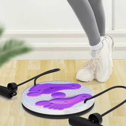 Yoga twisting disc machine
