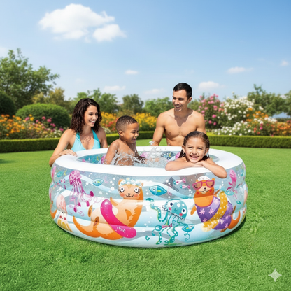 Inflatable kids pool