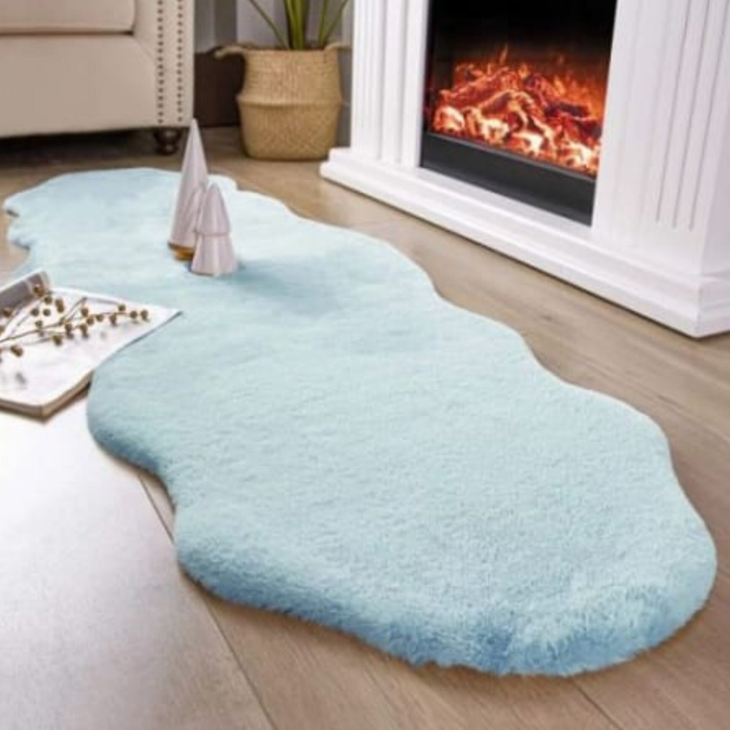 Soft fur carpet