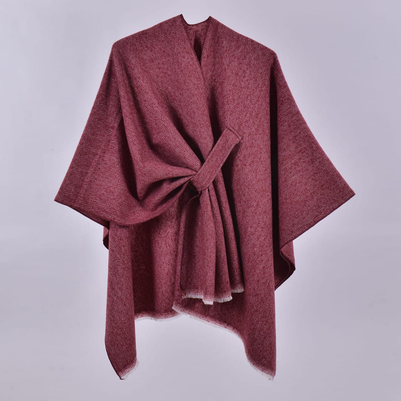 Wrap up belt ladies shawl poncho