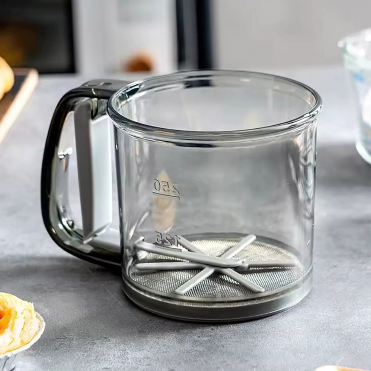 Flour sifter cup