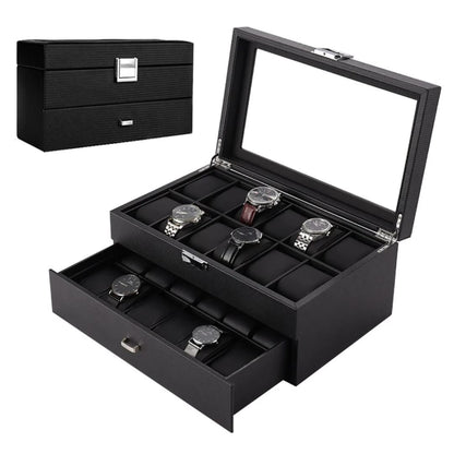 24Pc Leather Watch Case Gift