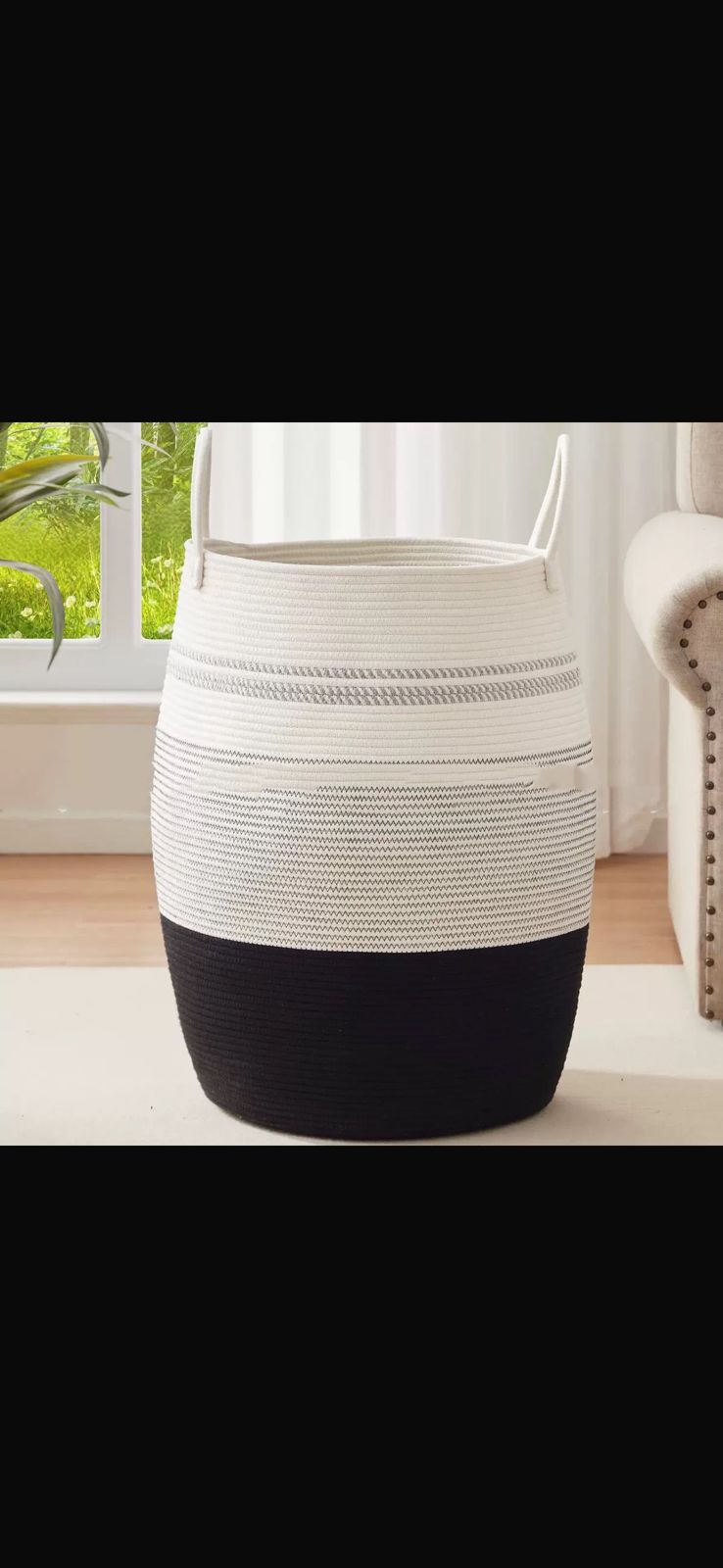 Cotton rope basket