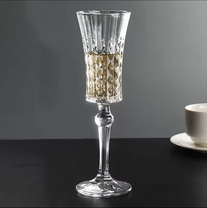 6pc Vintage champagne glass set