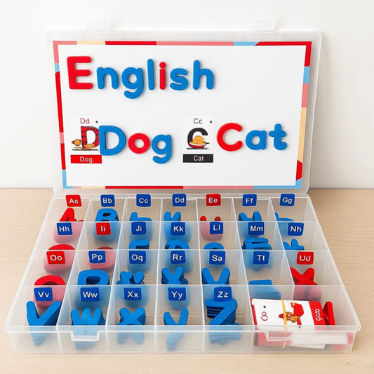 26 English Letters Magnetic Alphabet Spelling Set