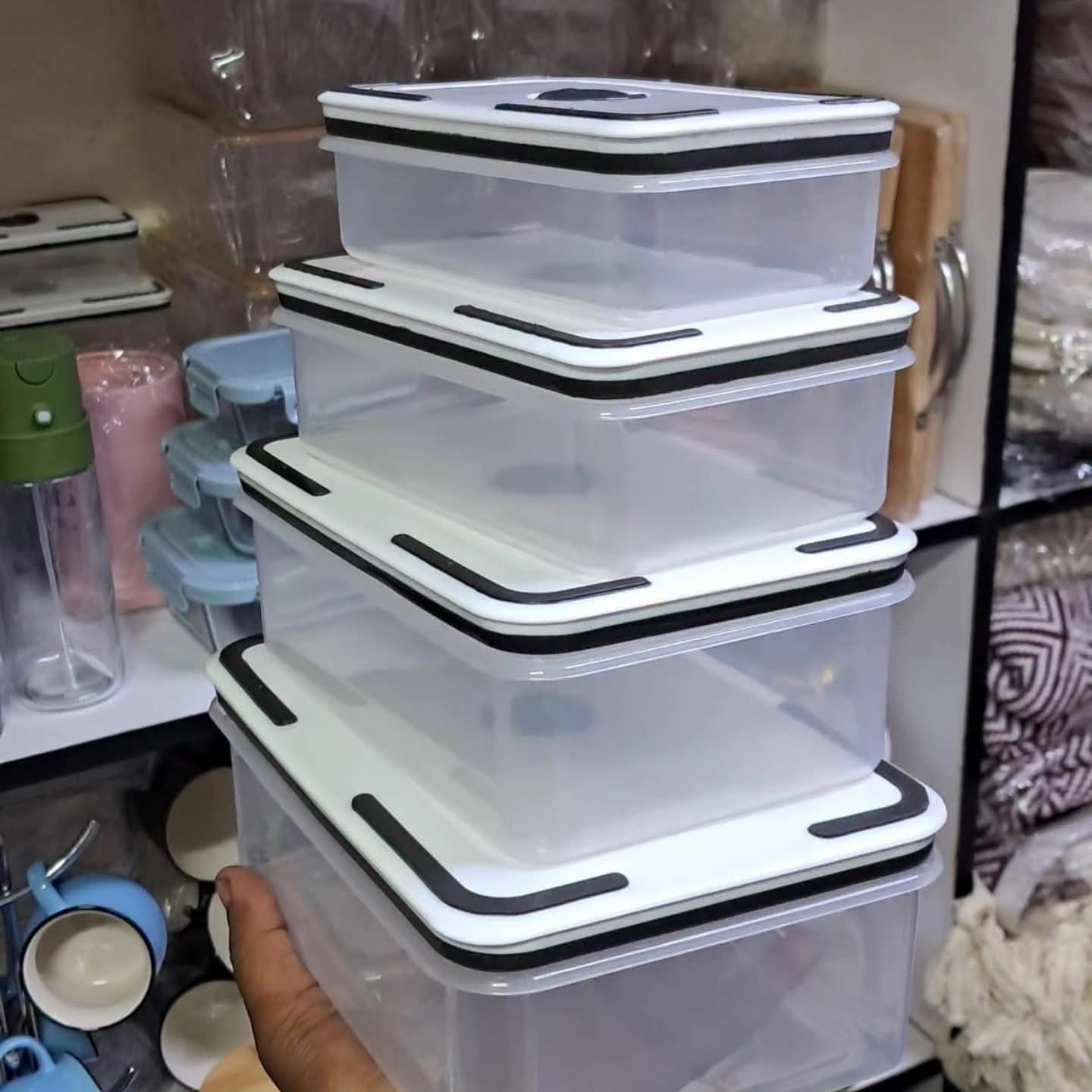 4Pc Set Fridge Storage Containers Set