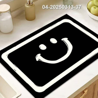 Super Absorbent Nonslip Drain Dish Drying mat