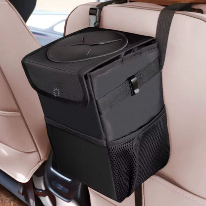 Foldable Leak proof Car Trash Can Car Organizer Gha