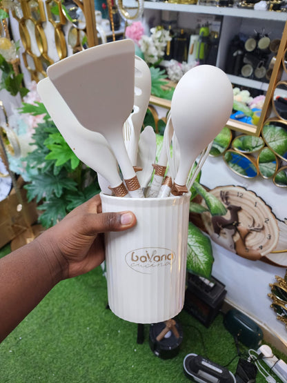12Pc silicone spoon set