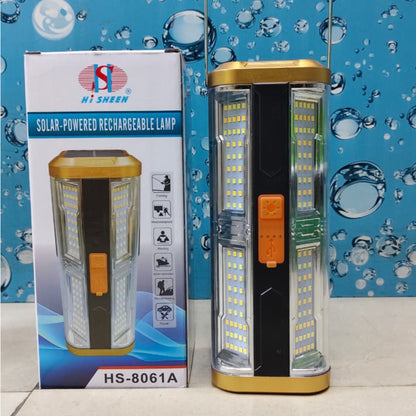 Solar Powered Rechargeable Lamp