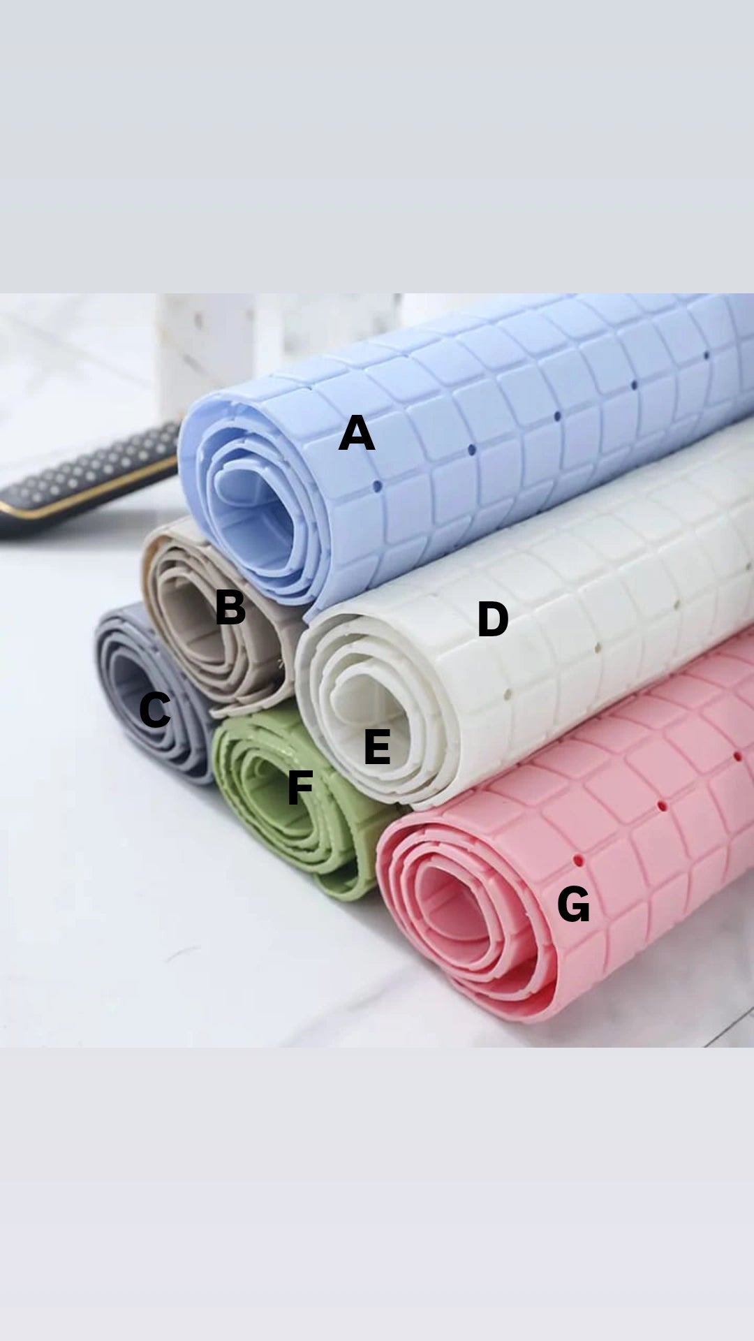 Bathroom silicone mats