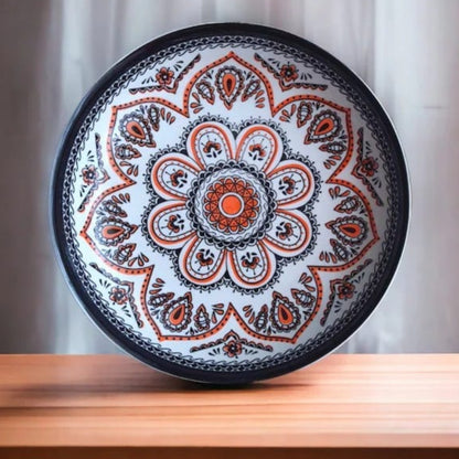 6Pcs Set Bohemian Stoneware Dinner Plates