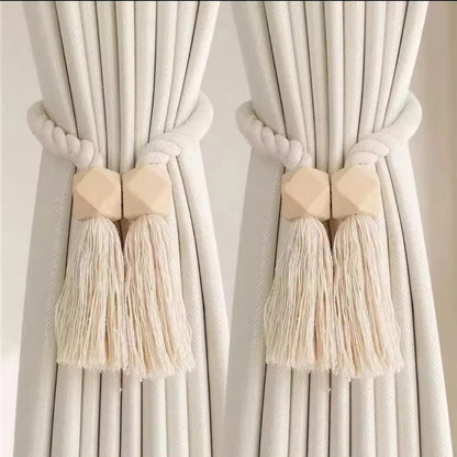 Pair Magnetic Curtain Tiebacks  Holder Set