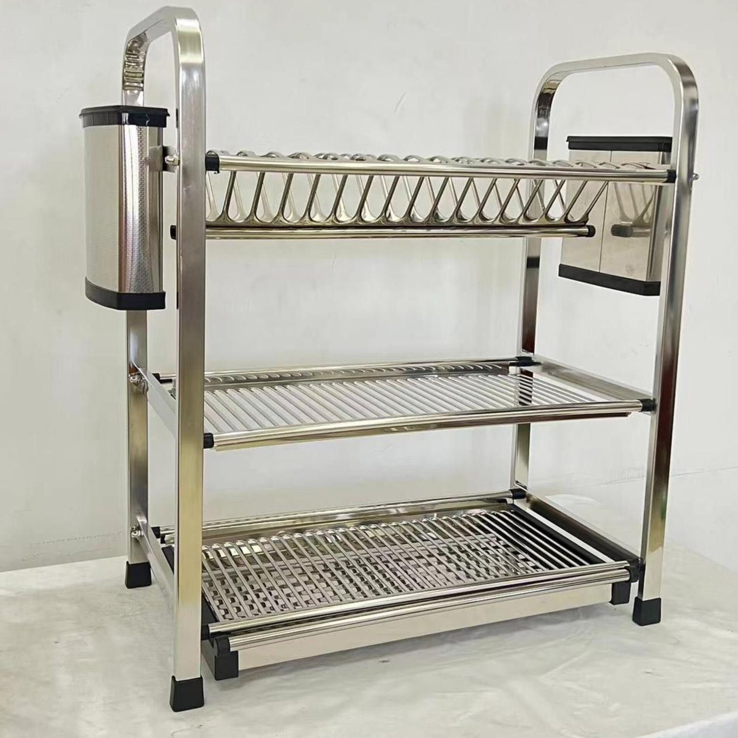 Heavy Duty Aluminum 3 Tier Dish Rack
