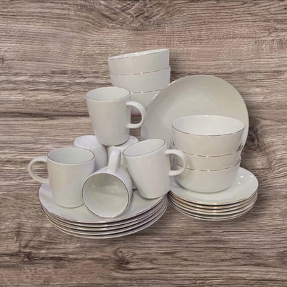 24Pc Ceramic Dinner Sets Dinnerware