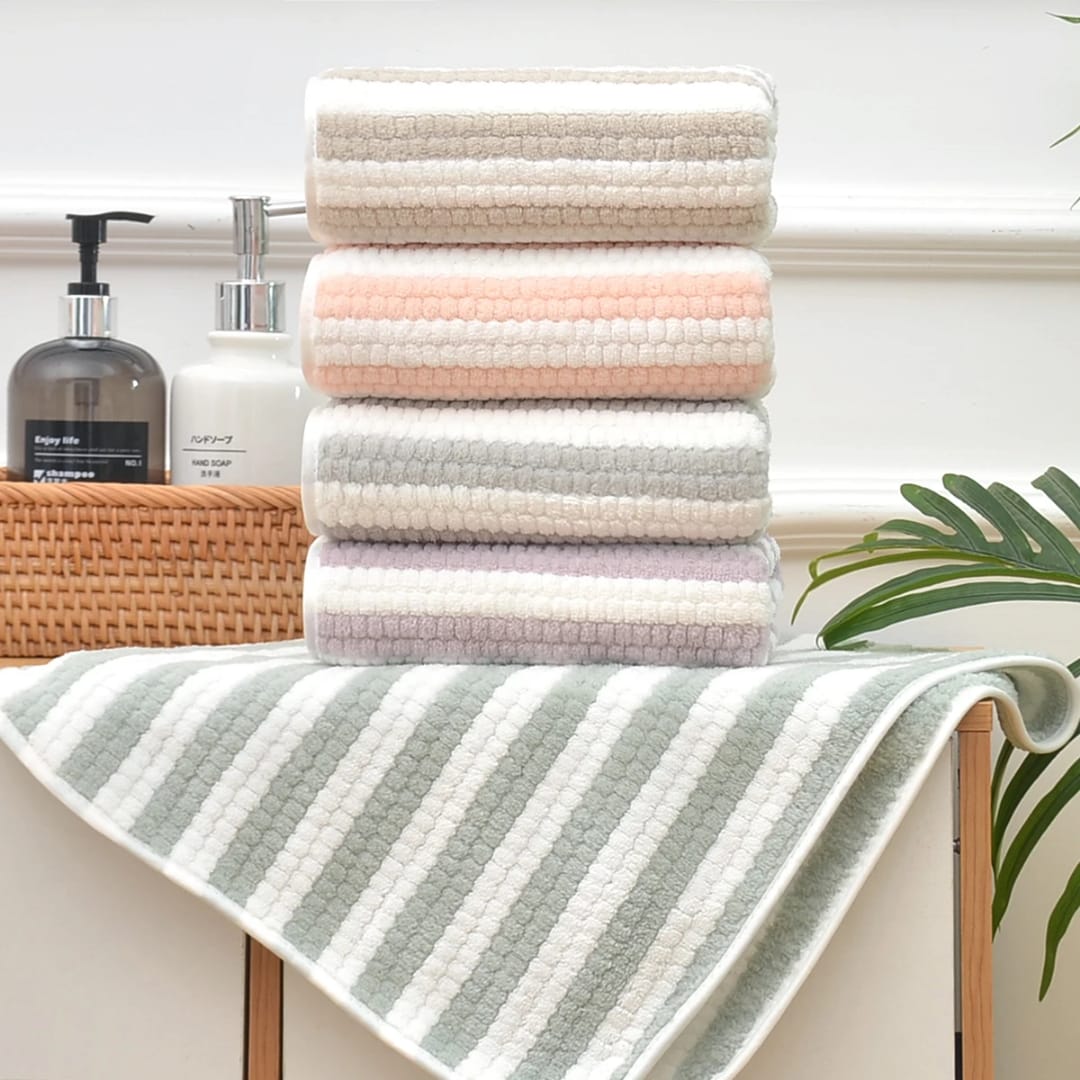 Striped Hand  Kitchen Towels