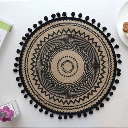 6 Piece Boho  Table Mats Set