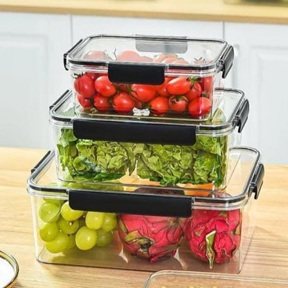 Transparent Airtight Pantry Storage Boxes