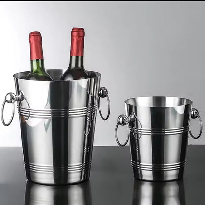 Stainless ice bucket cooler 