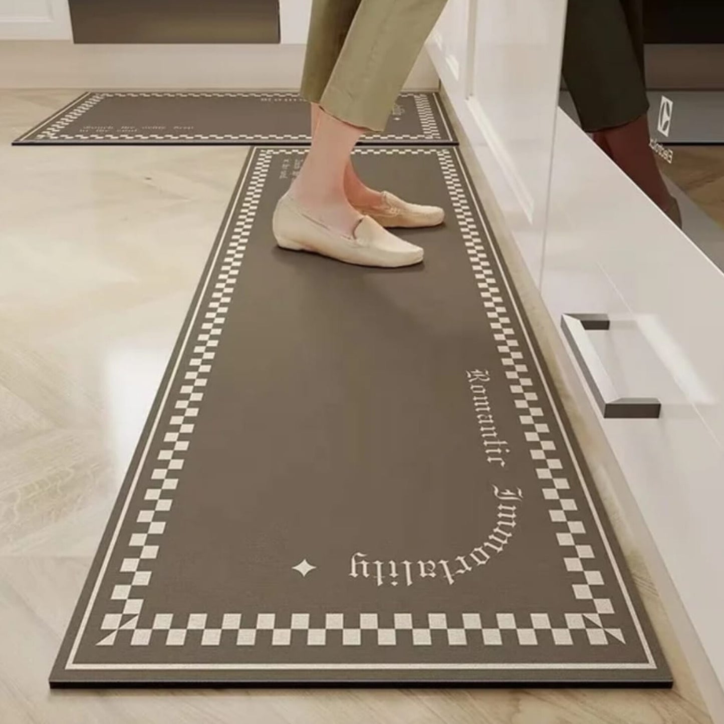 2pc Super Absorbent Kitchen Mat

 delivery