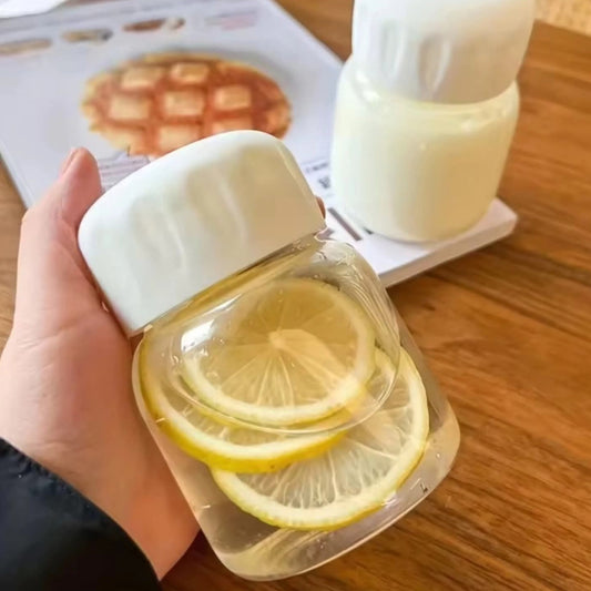 6pcs Ginger shot bottles oat fruit milk bottle