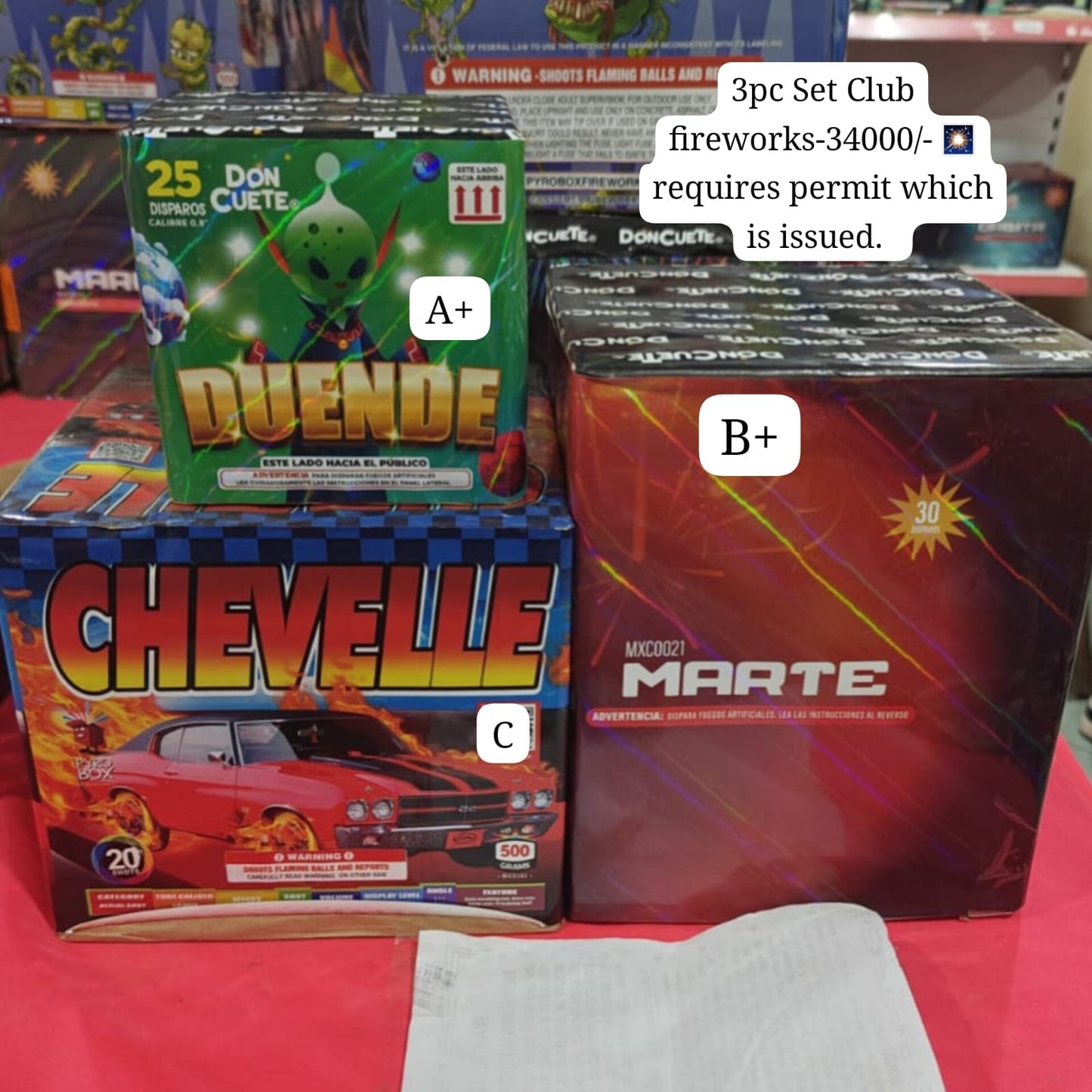 Assorted New Year Blooming Fire Works with License