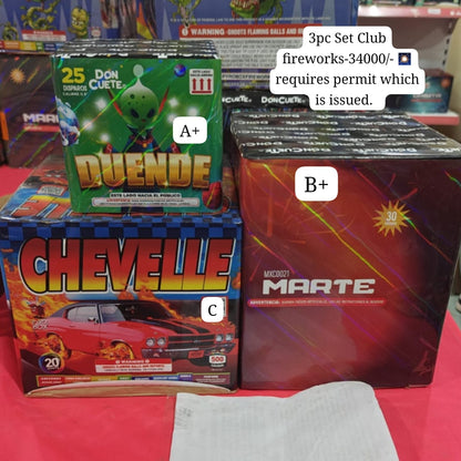 Assorted New Year Blooming Fire Works with License