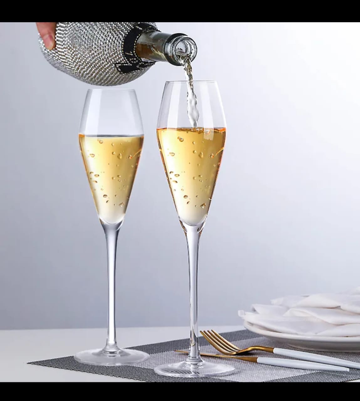 6Pc Champagne glasses