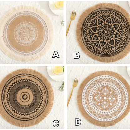 6pcs Boho place mats
