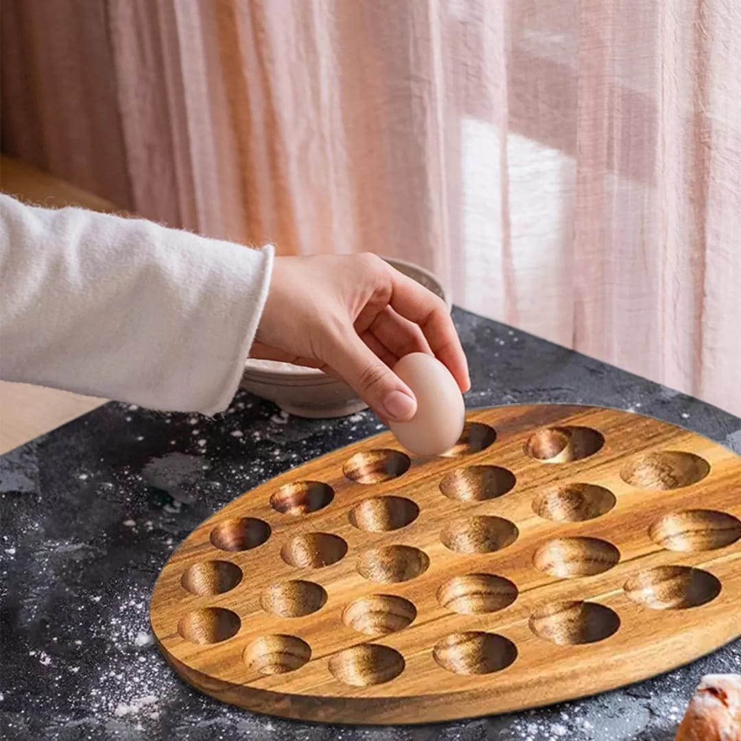 Wooden Egg Storage