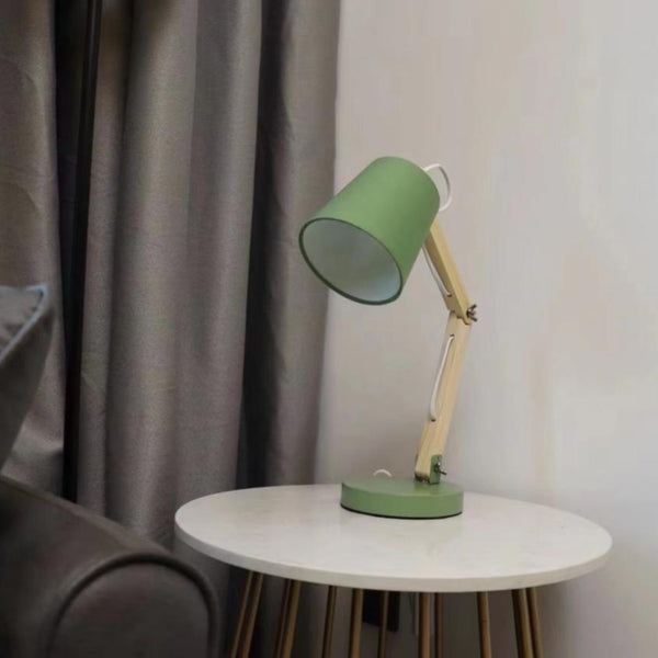 Adjustable Wooden Desk Lamp