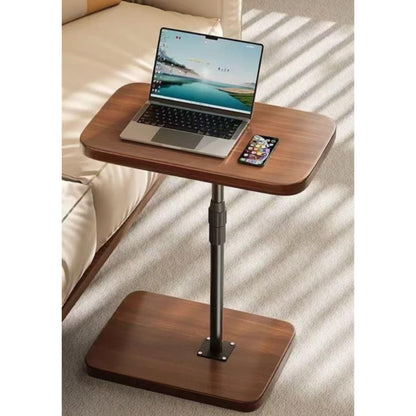 Adjustable c-shaped side table